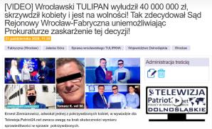 [VIDEO] RUTKOWSKI: Wrocławski „Tulipan” Tomasz K. ma iść do więzienia. Tak zdecydował, po dostarczeniu argumentów, Sąd Rejonowy w Środzie Śląskiej!