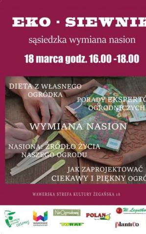 Wawer: Wiosenna wymiana nasion w Wawerskim Centrum Kultury 