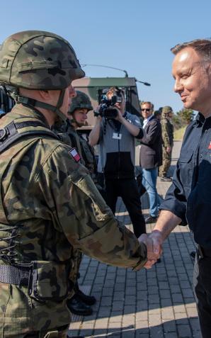 [VIDEO] Sprawdzian współpracy żołnierzy - ćwiczenie Anakonda 20