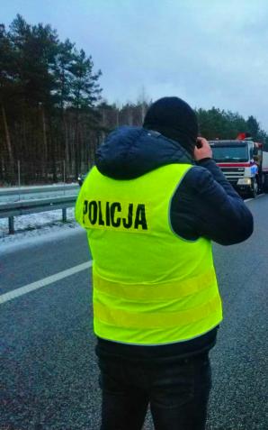 Wypadek autobusu na trasie S8. Apelujemy o ostrożność i bezpieczeństwo