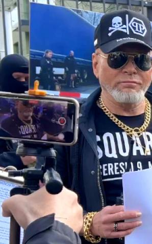 [VIDEO] PATRIOT24 RUTKOWSKI W AKCJI: Agresywna bojówka próbowała zakłócić legalną demonstrację Biura Rutkowski pod Ambasadą Niemiec!