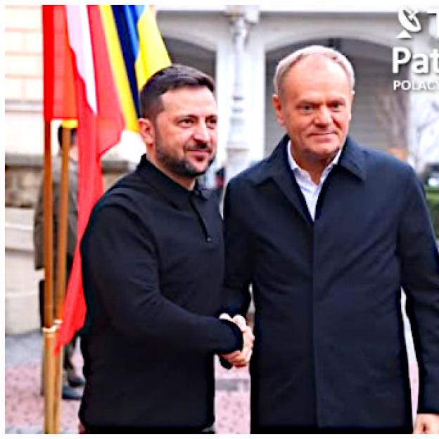 [VIDEO] Premier Donald Tusk z wizytą we Lwowie: Nasze zaangażowanie dla Ukrainy to także obrona Polski i Europy